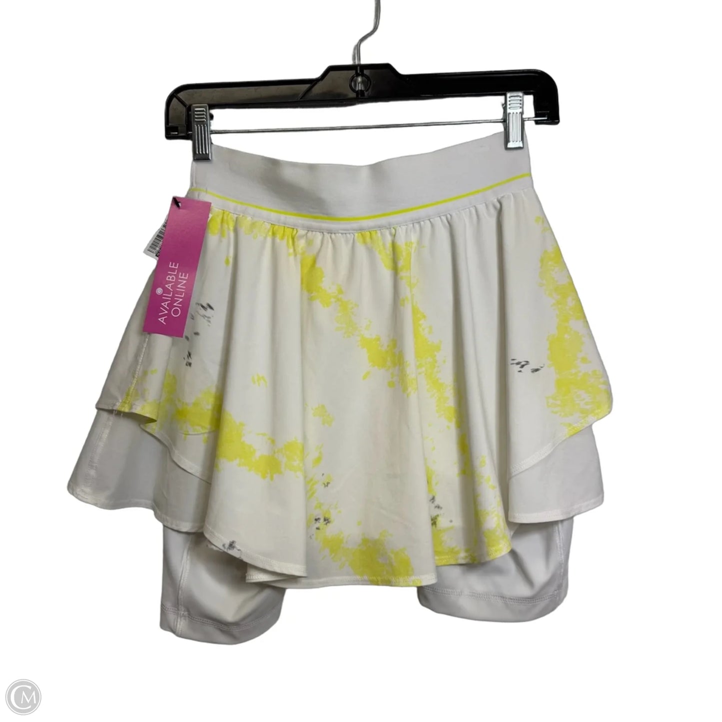 Athletic Skort By Lululemon In White, Size: S