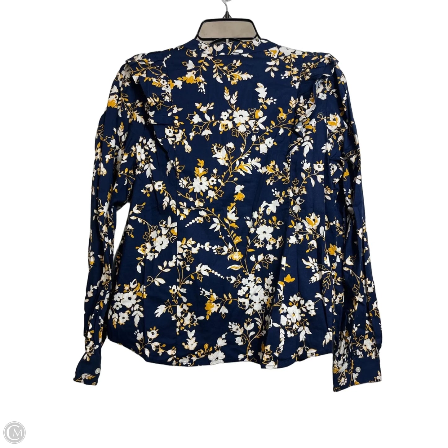 Top Long Sleeve By J. Crew In Navy, Size: M