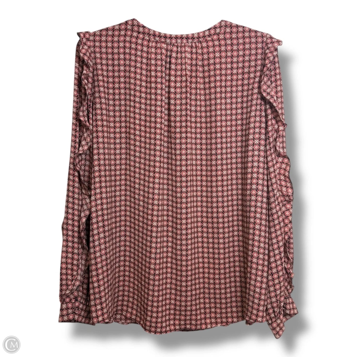 Top Long Sleeve By Loft In Multi-colored, Size: M