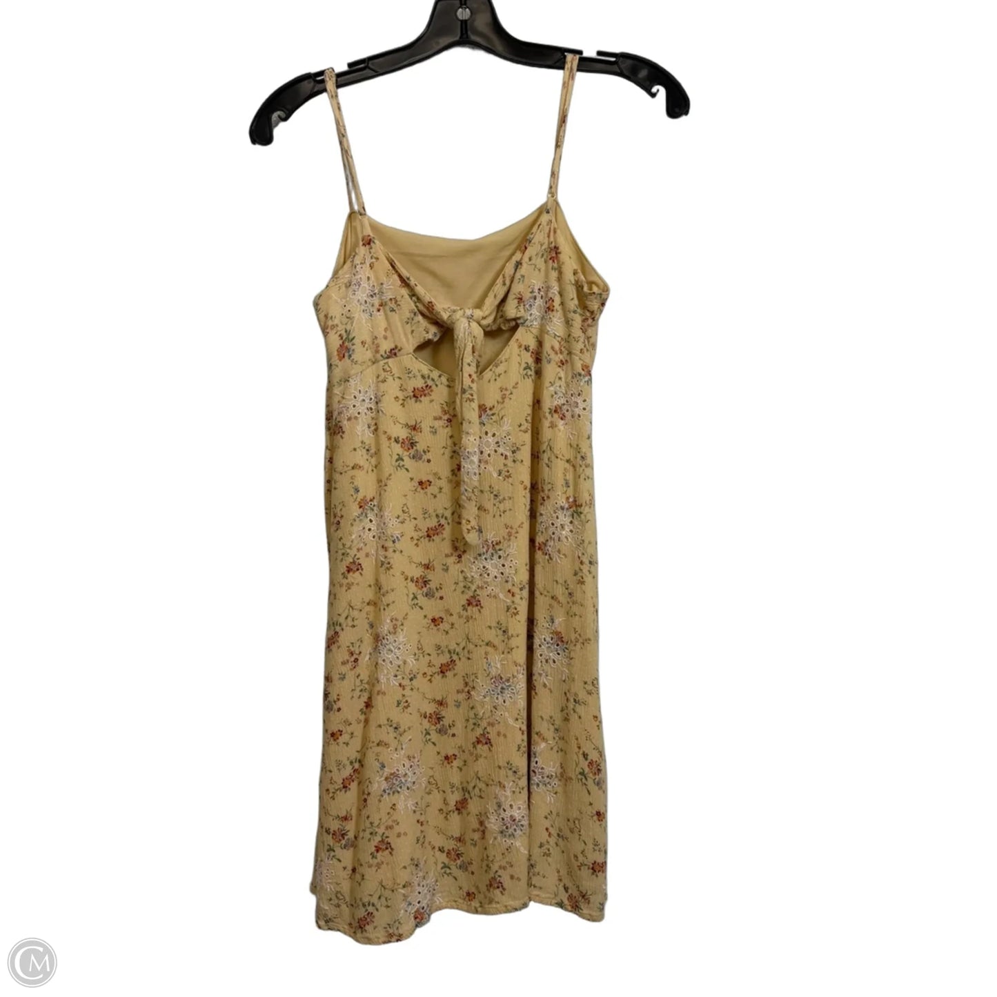 Dress Casual Midi By American Eagle In Yellow, Size: M