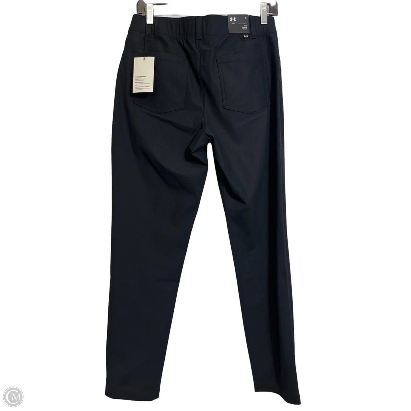 Athletic Pants By Under Armour In Black, Size: 6