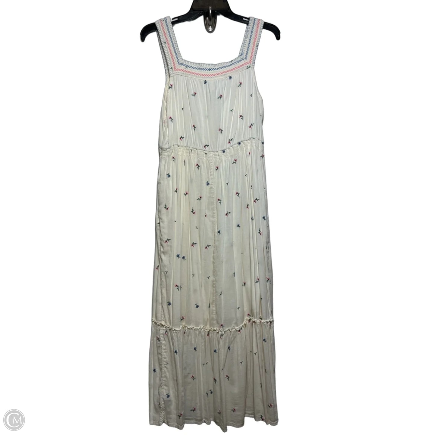 Dress Casual Maxi By Old Navy In White, Size: M