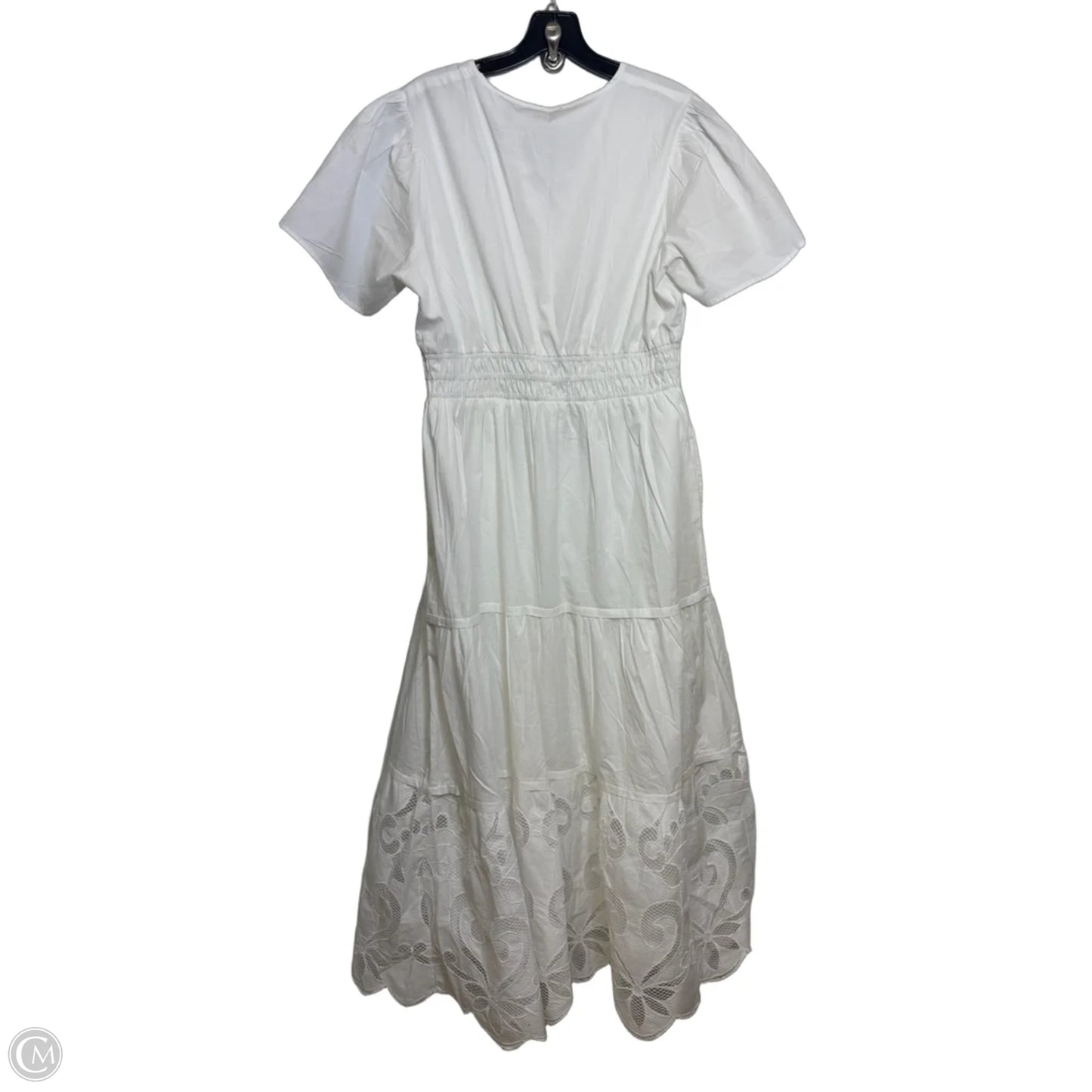 Dress Casual Maxi By Chelsea And Theodore In White, Size: L