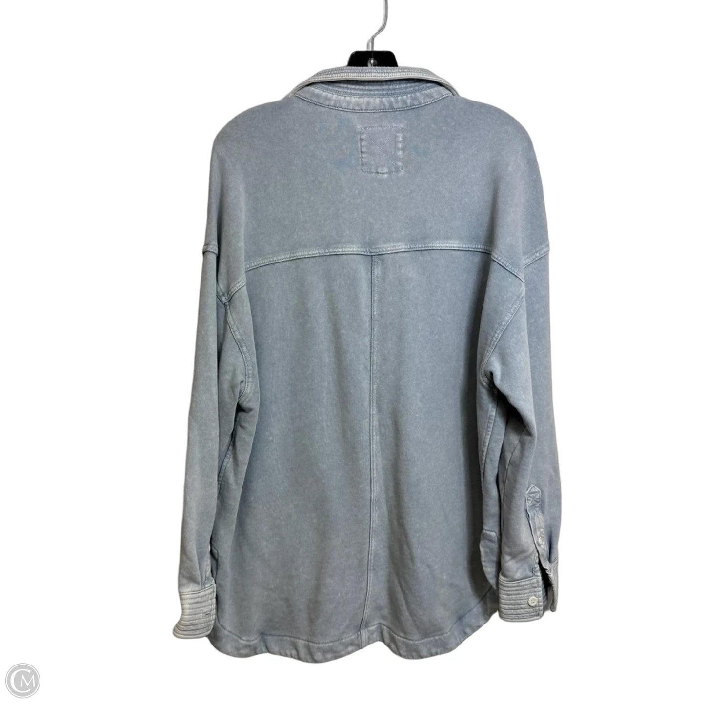 Top Long Sleeve By Aerie In Blue, Size: M