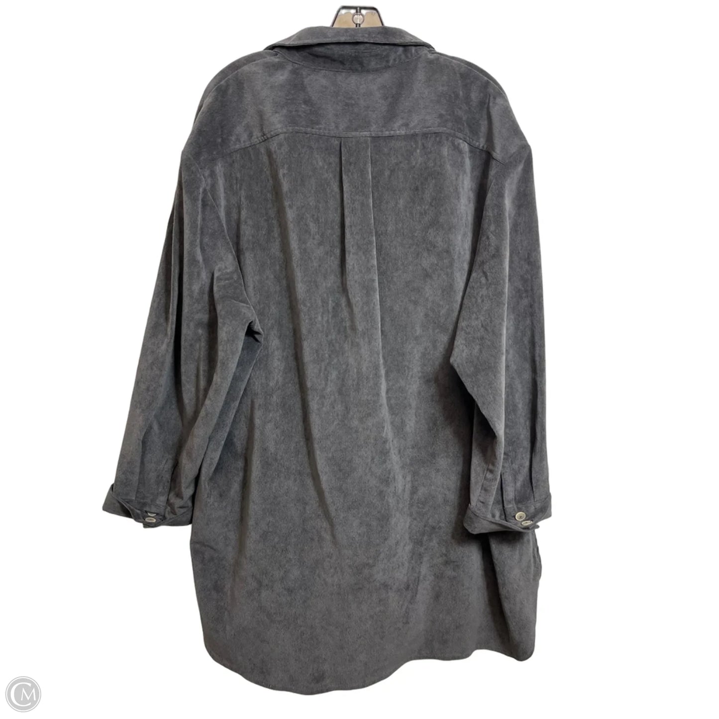 Top Long Sleeve By Zara In Grey, Size: Xxl