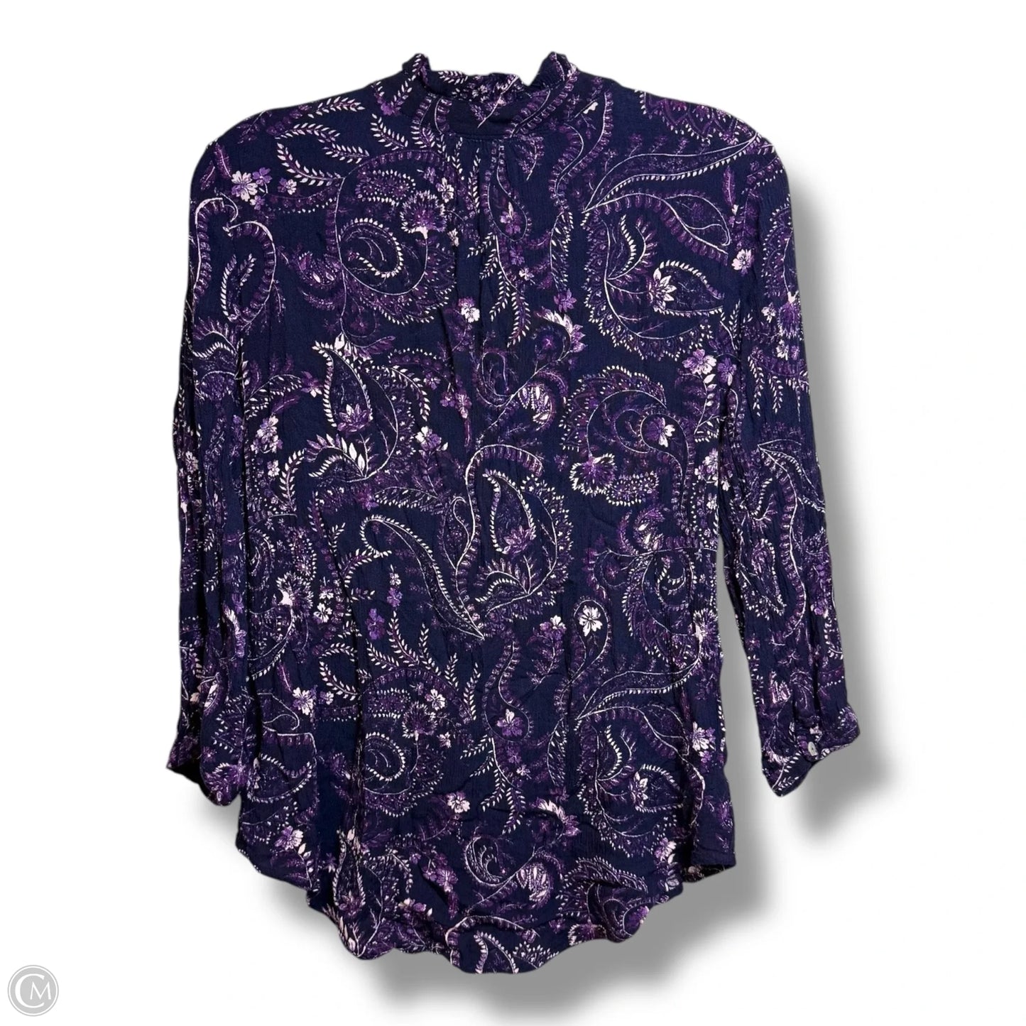 Top 3/4 Sleeve By Clothes Mentor In Purple, Size: M