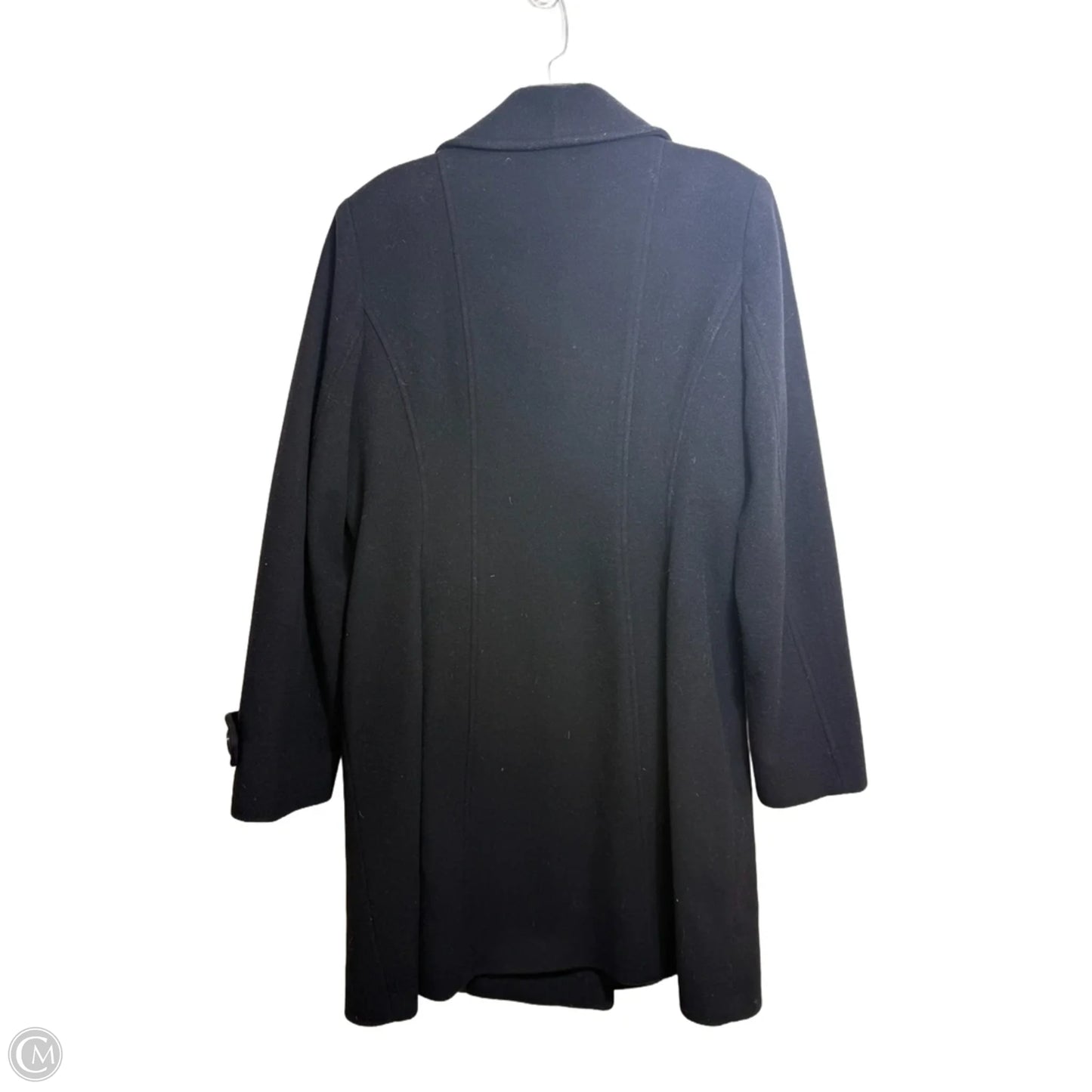 Coat Peacoat By Anne Klein In Black, Size: 8