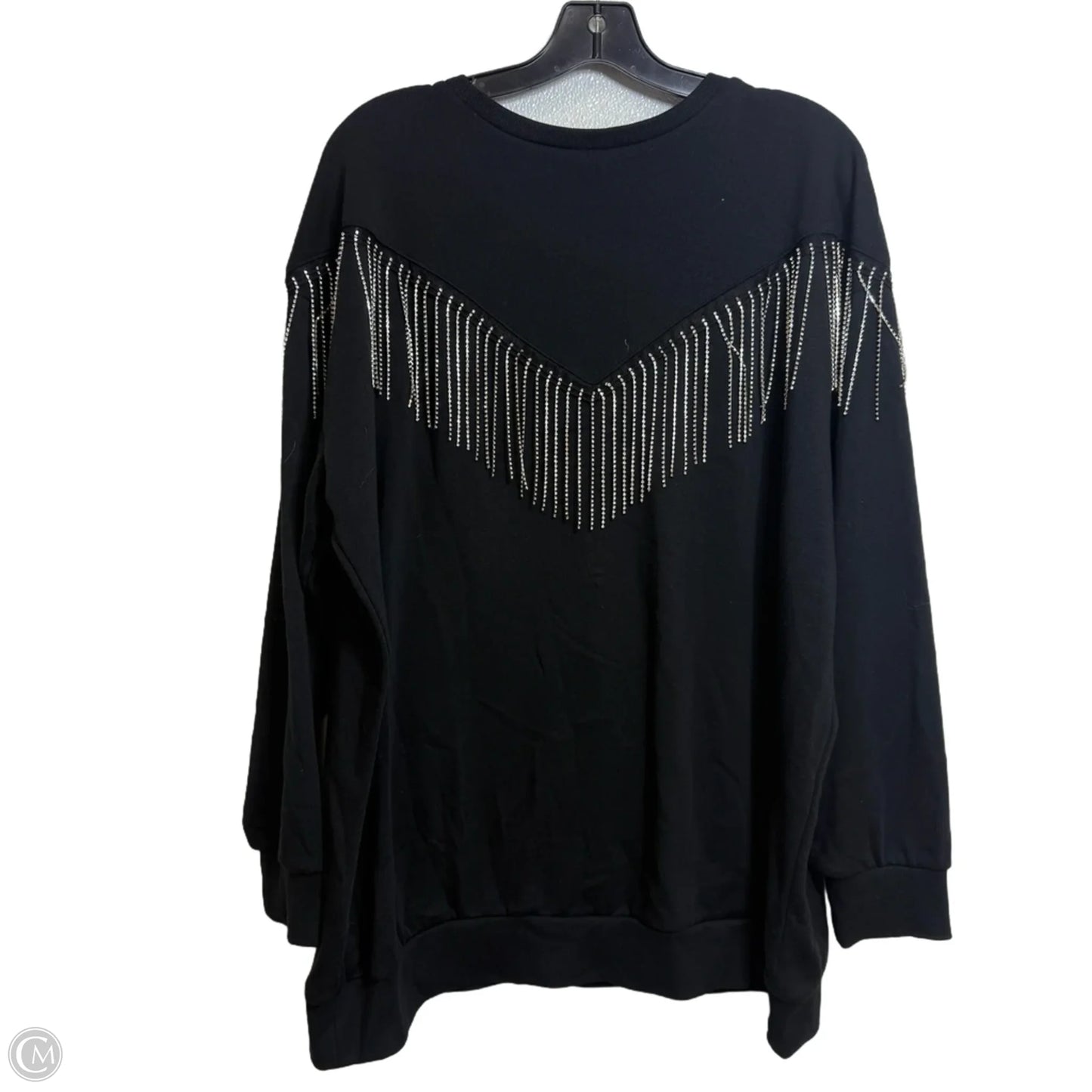 Sweatshirt Crewneck By Torrid In Black, Size: 2x