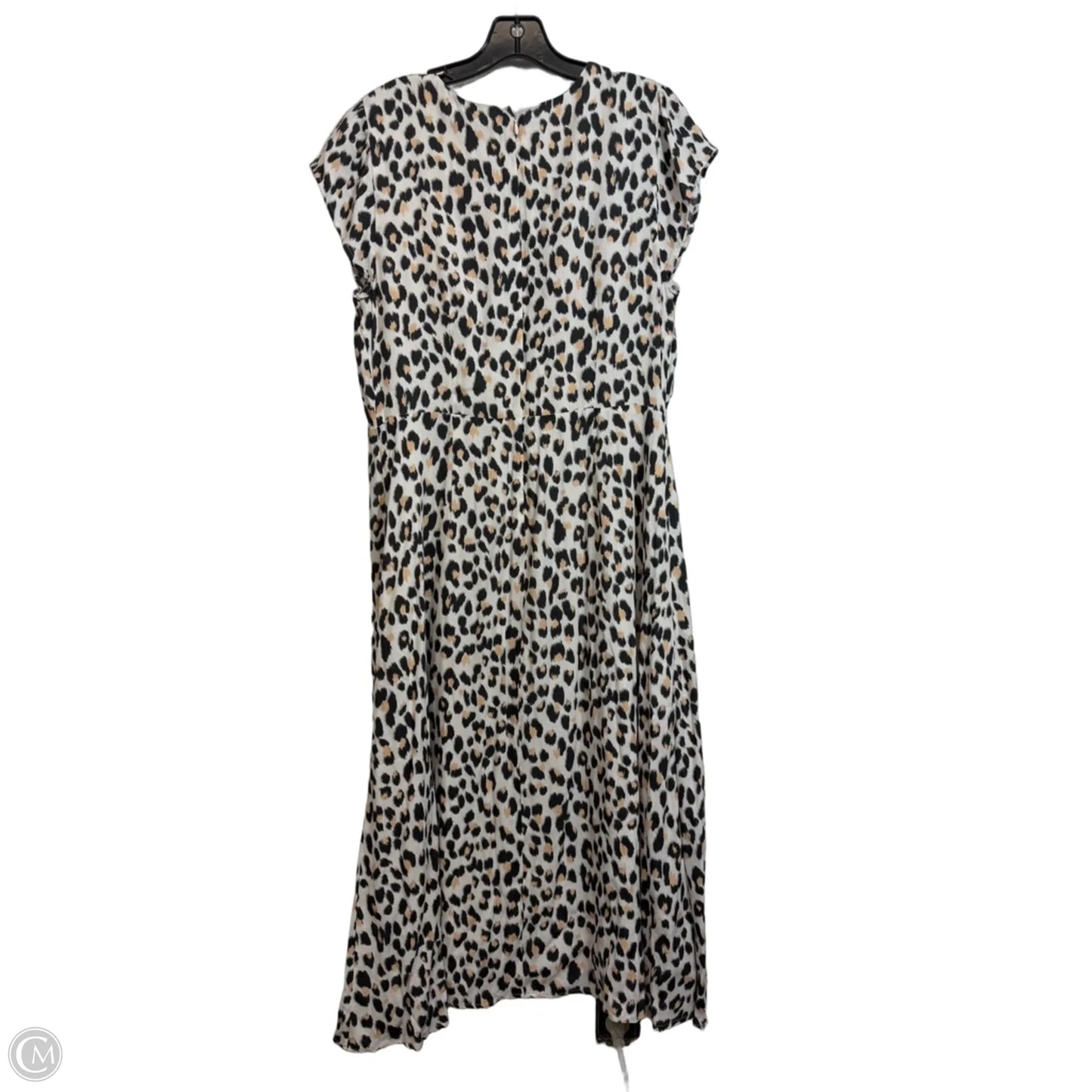 Dress Casual Midi By Loft In Animal Print, Size: 10