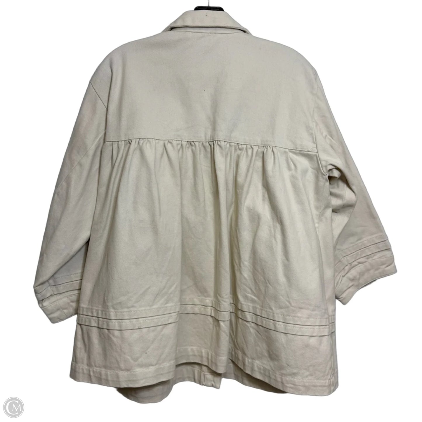Jacket Denim By Maeve In Cream, Size: S