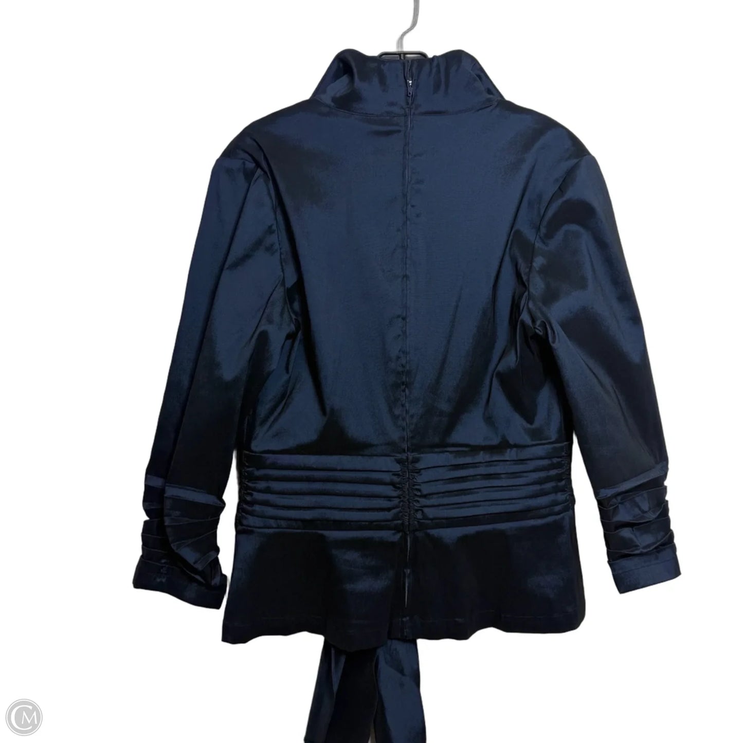 Blouse 3/4 Sleeve By Tadashi In Navy, Size: 12