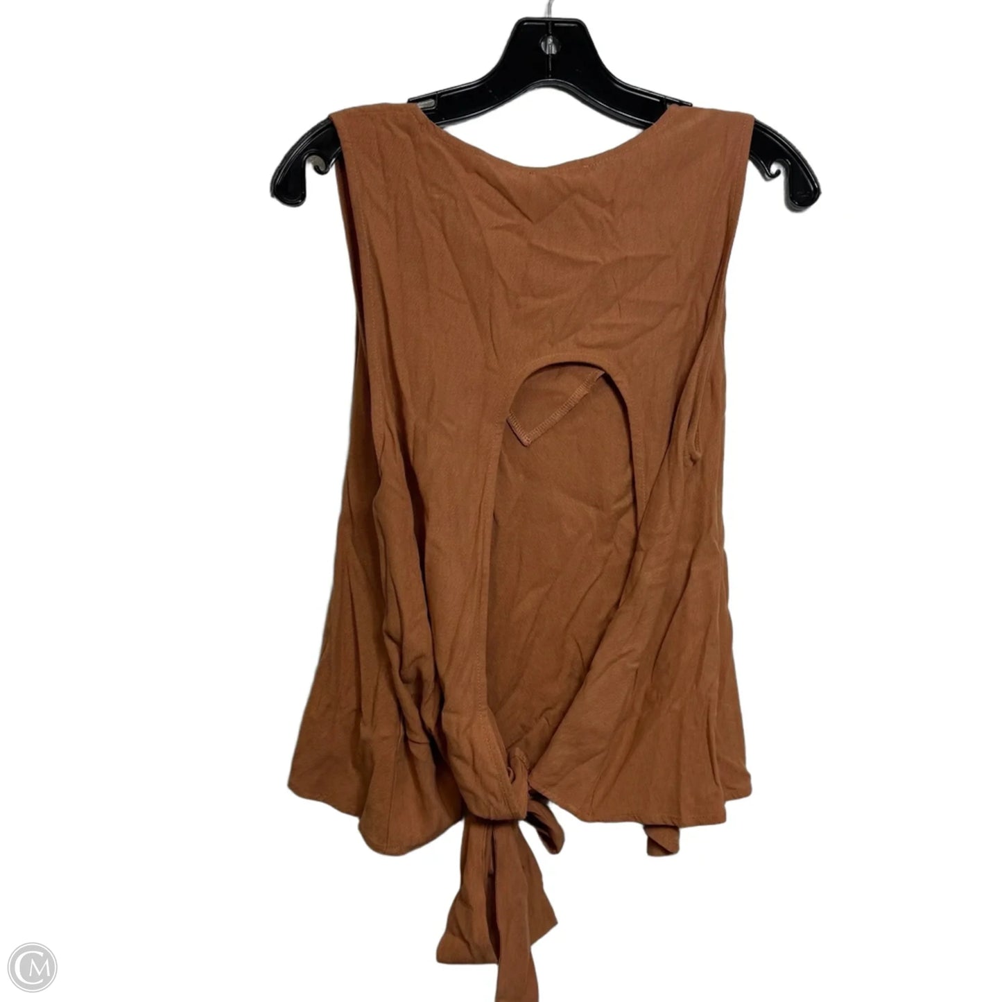 Top Sleeveless By Vici In Orange, Size: M