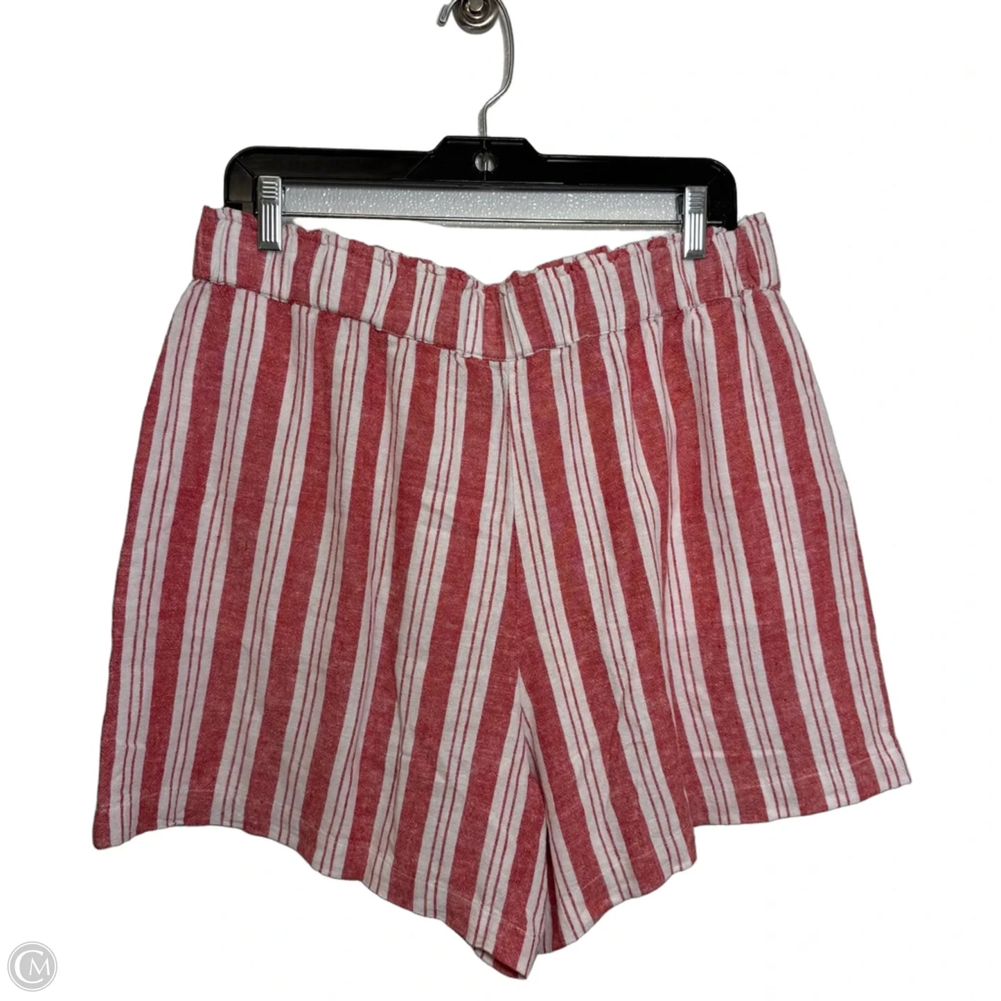 Shorts By Talbots In Red & White, Size: L