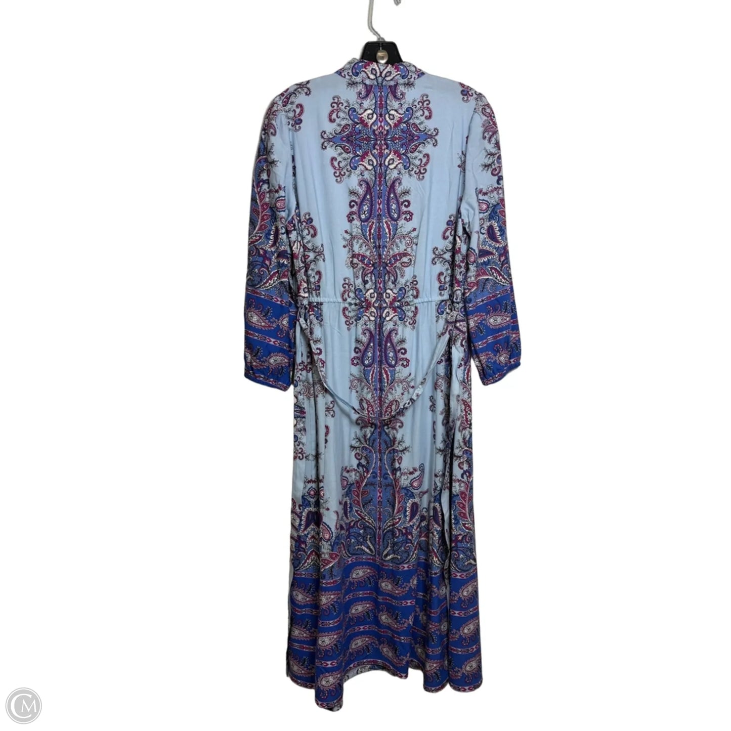 Dress Casual Midi By Loft In Blue, Size: Lp