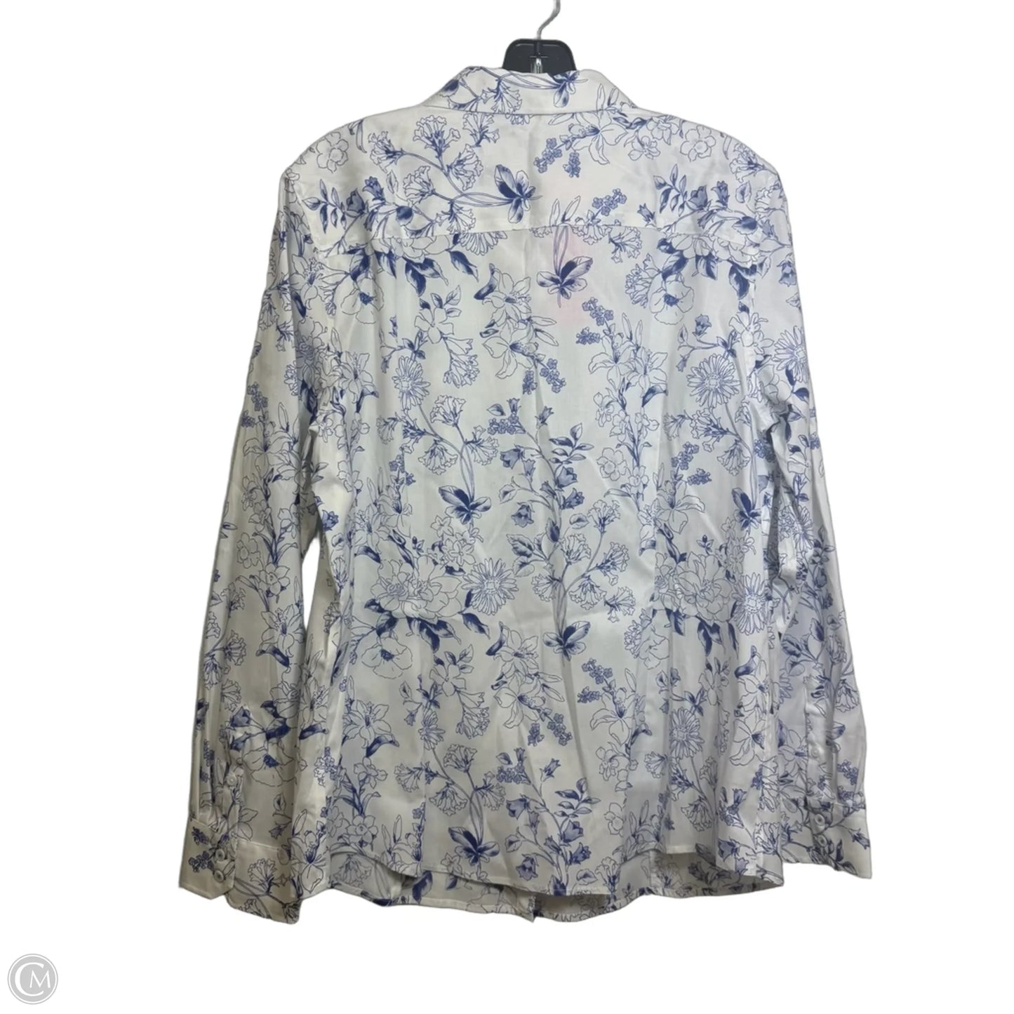 Top Long Sleeve By Talbots In Blue, Size: 16