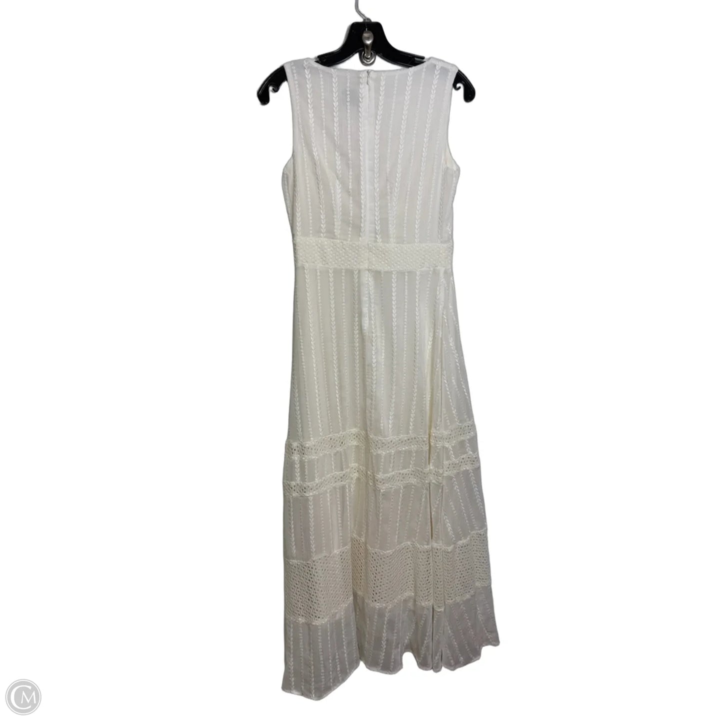 Dress Casual Maxi By Taylor In White, Size: Xs