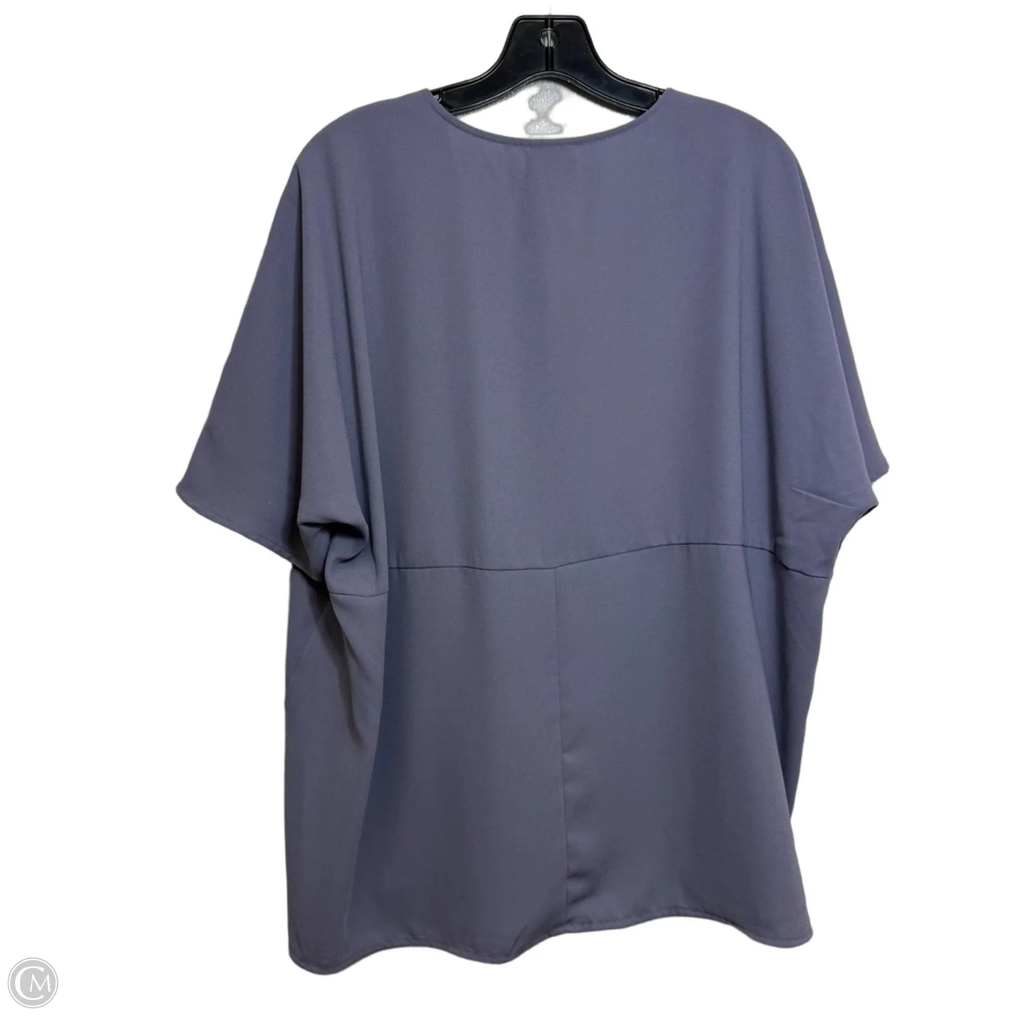Top Short Sleeve By Worthington In Purple, Size: Lp