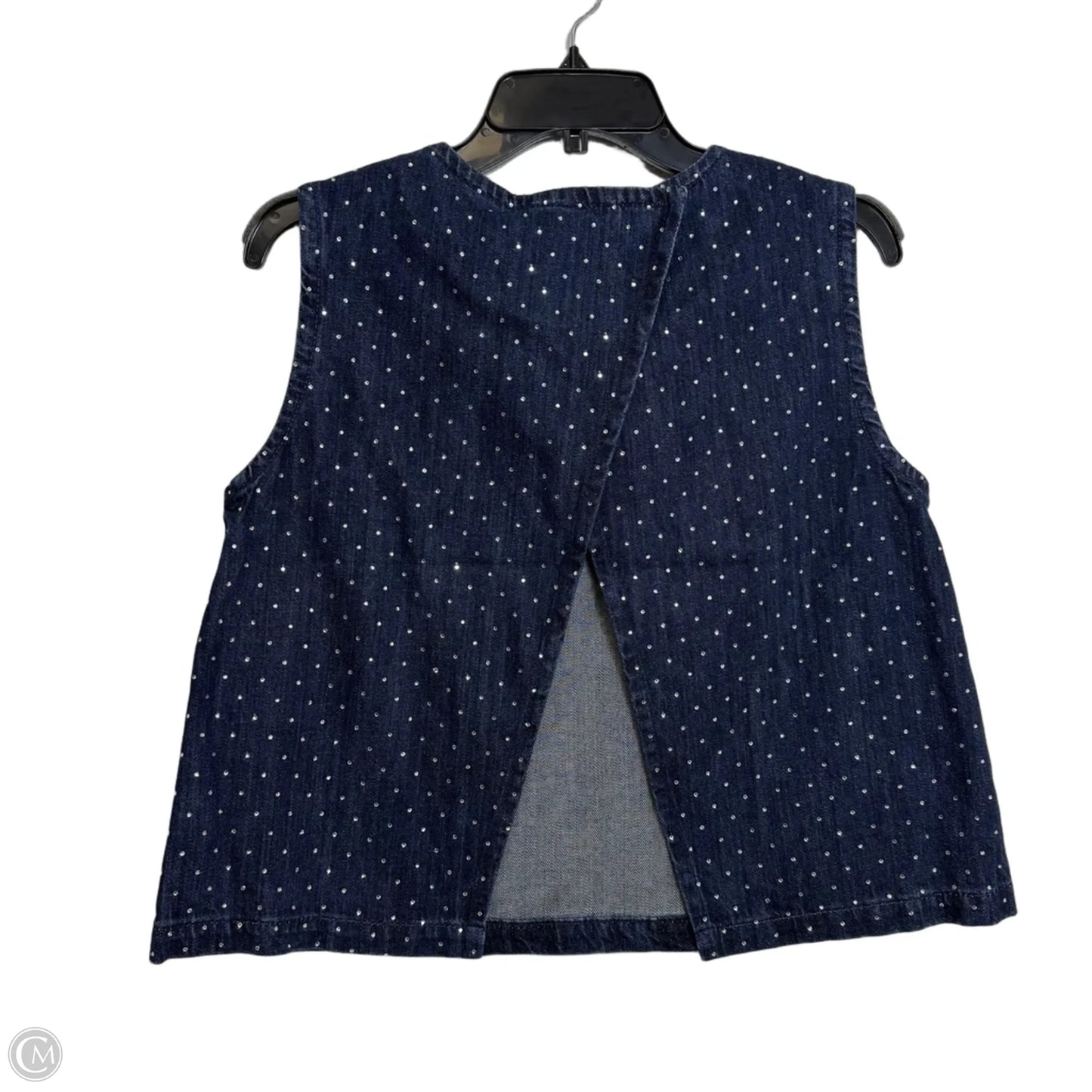 Top Sleeveless By Clothes Mentor In Blue, Size: M
