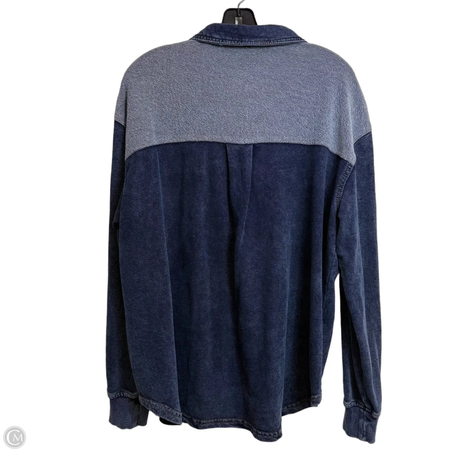 Top Long Sleeve By Jane And Delancey In Blue, Size: L