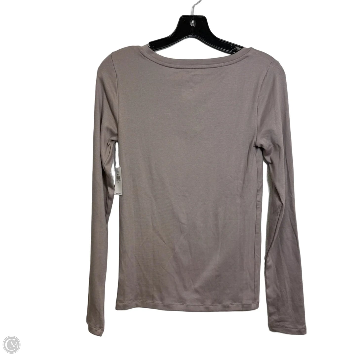 Top Long Sleeve By Gap In Taupe, Size: S