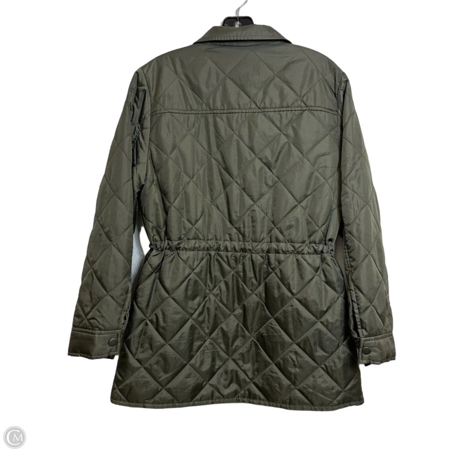 Jacket Puffer & Quilted By Treasure And Bond In Green, Size: Xs