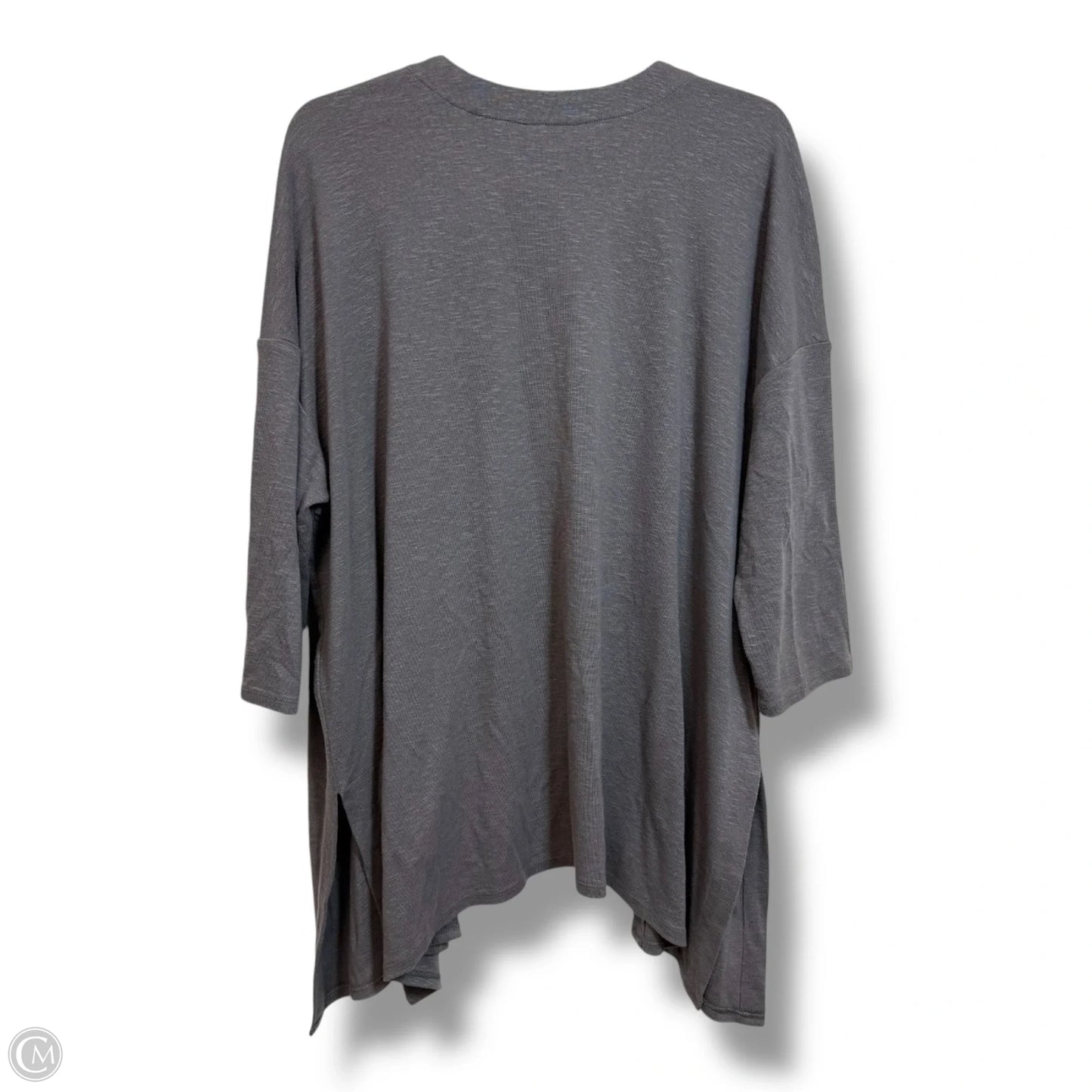 Cardigan By Pure Jill In Grey, Size: 2x