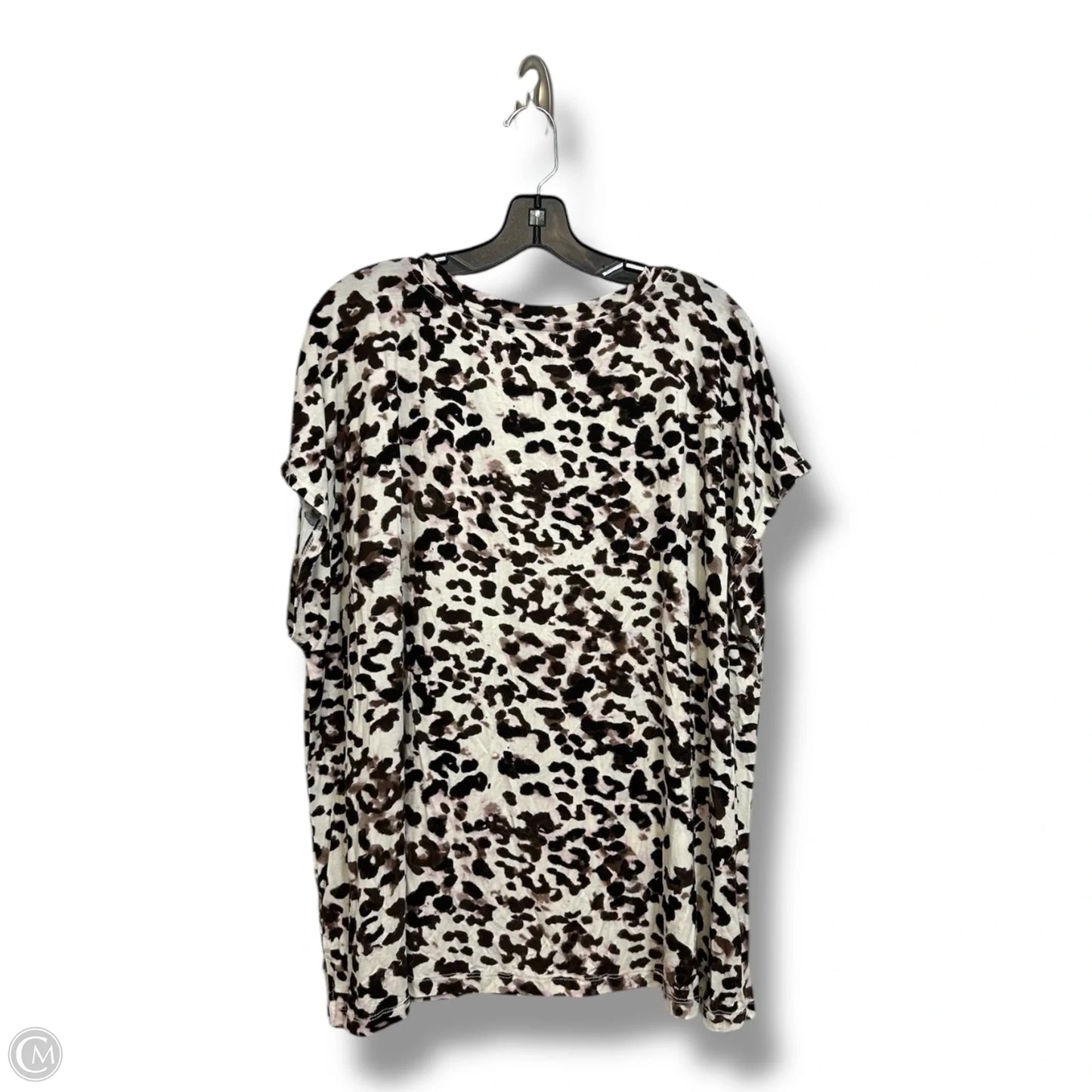 Top Sleeveless By Maurices In Animal Print, Size: 2x