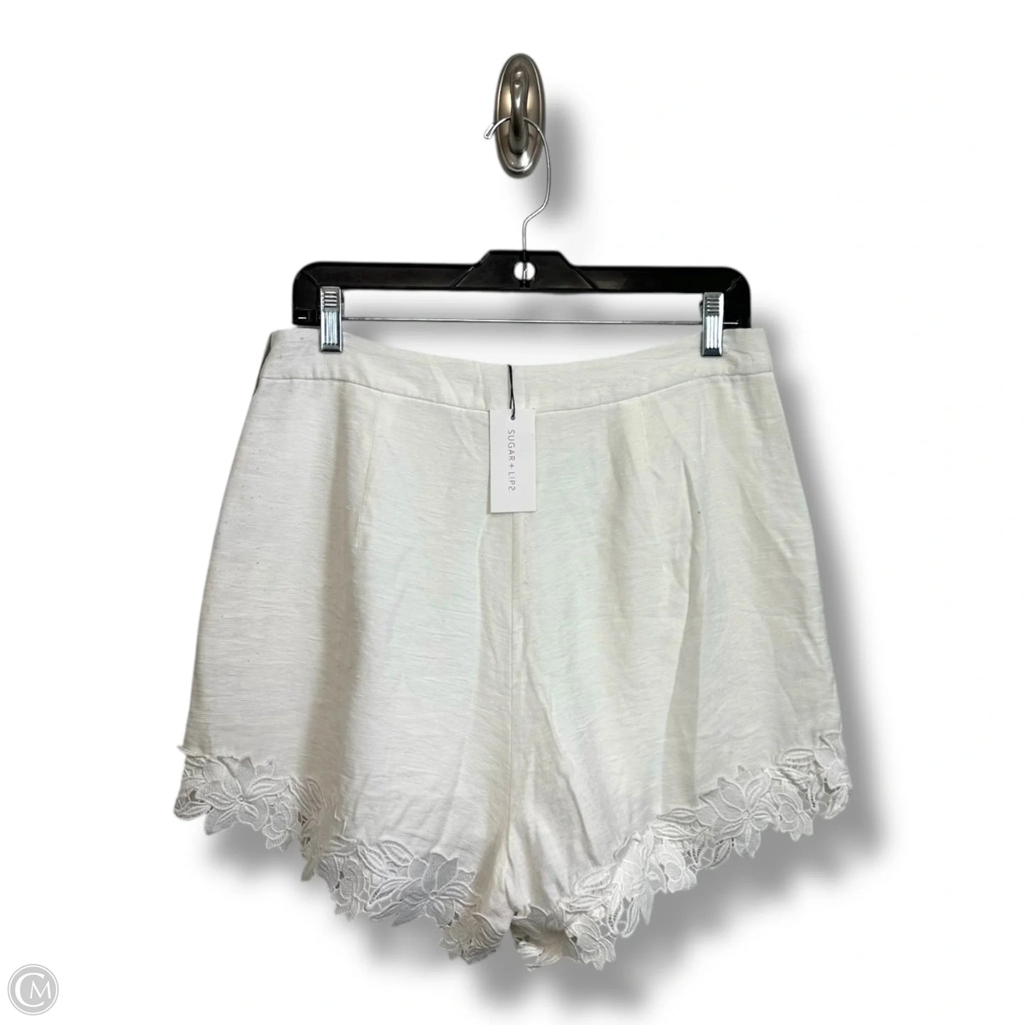 Shorts By Sugar Lips In White, Size: L