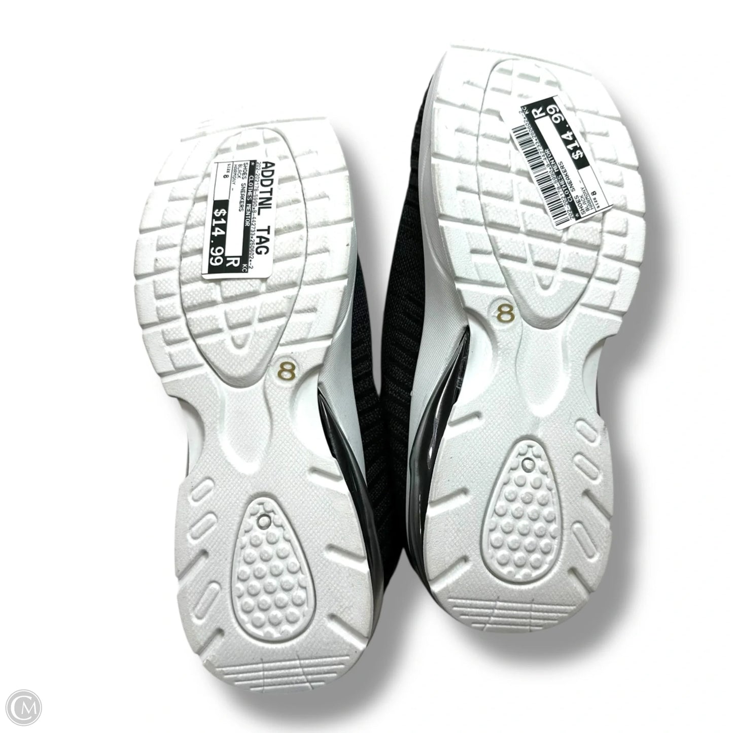 Shoes Sneakers By Clothes Mentor In Black, Size: 8