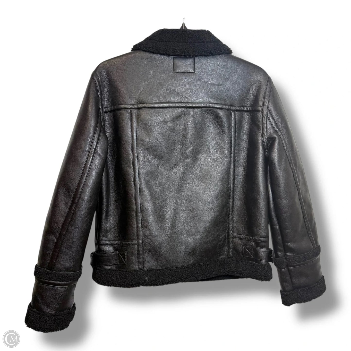 Coat Other By Express In Black, Size: S