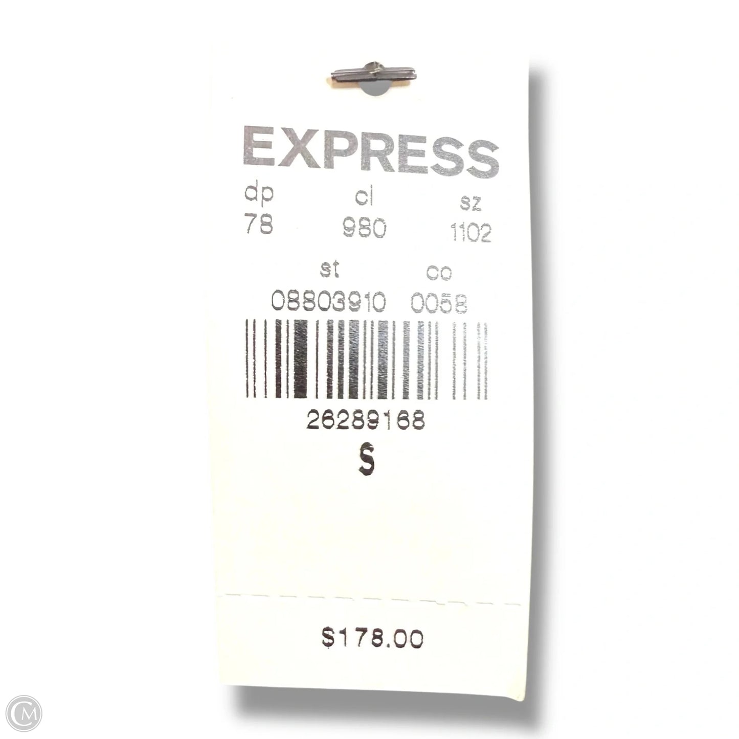 Coat Other By Express In Black, Size: S