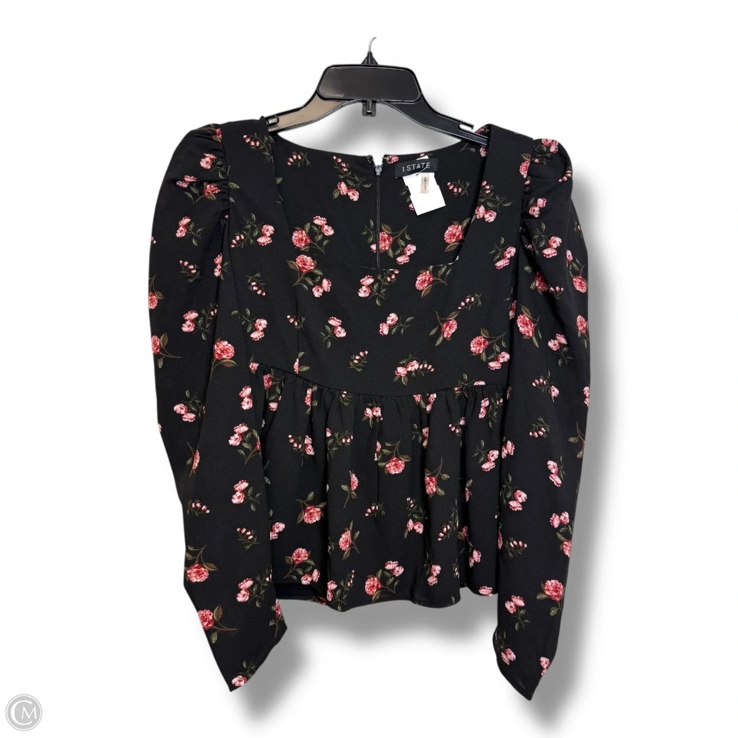 Top Long Sleeve By 1.state In Black, Size: 2