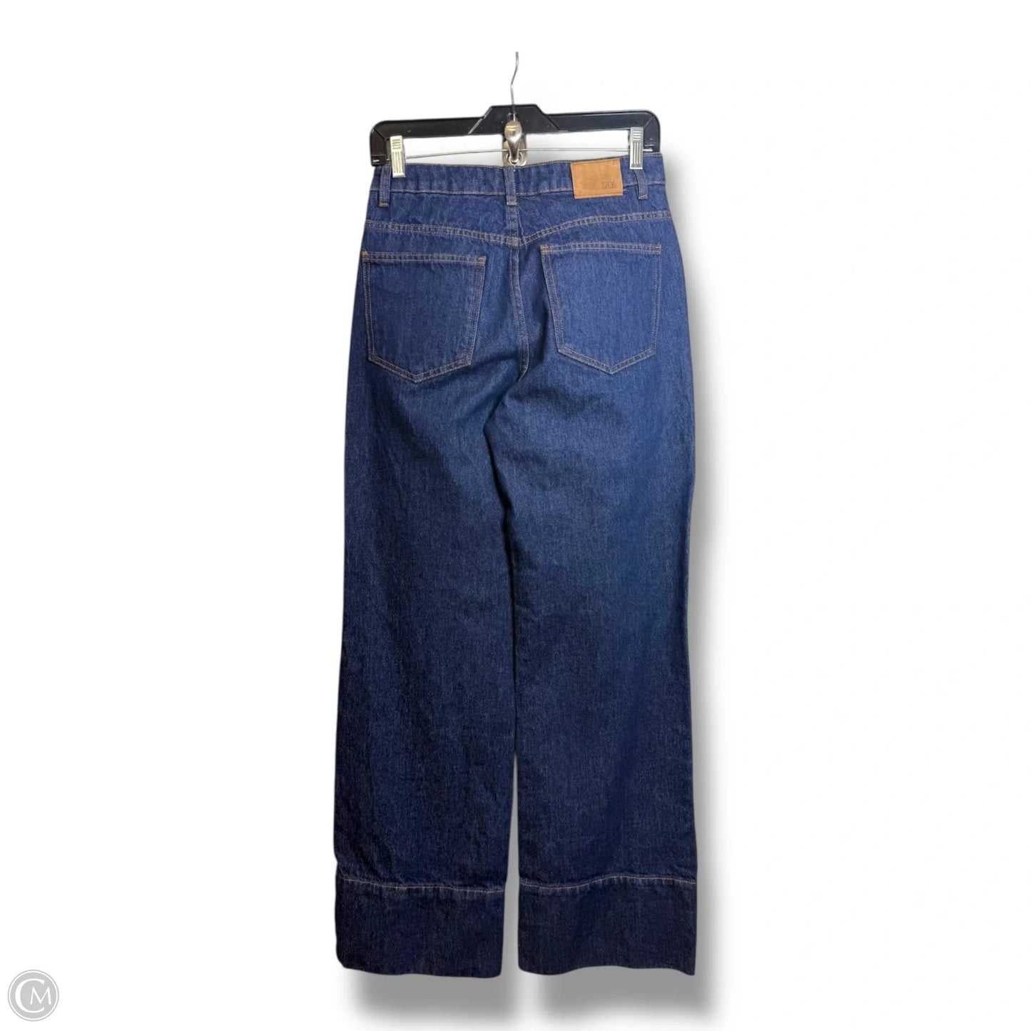 Jeans Flared By Zara In Blue Denim, Size: 4