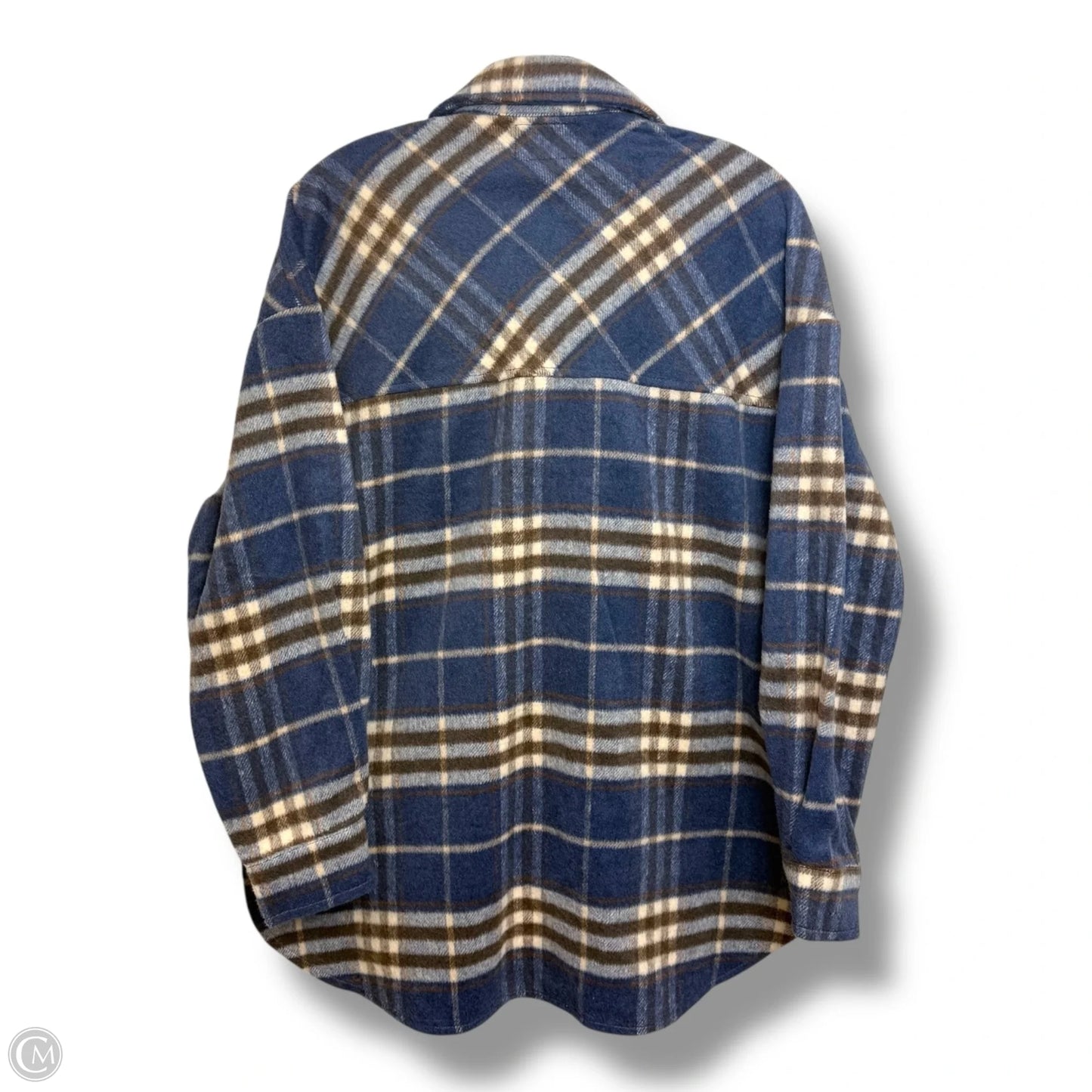 Jacket Shirt By Timing In Multi-colored, Size: S