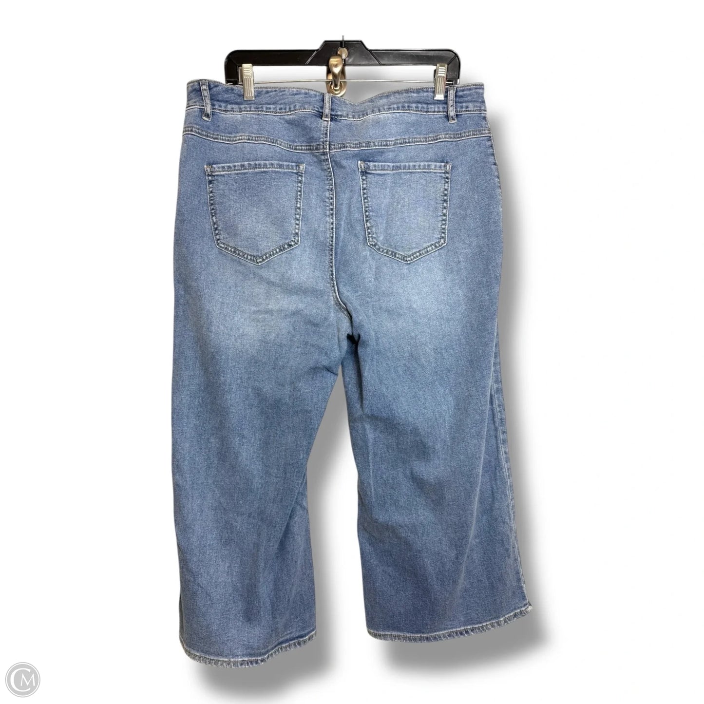 Jeans Wide Leg By Clothes Mentor In Blue, Size: 16