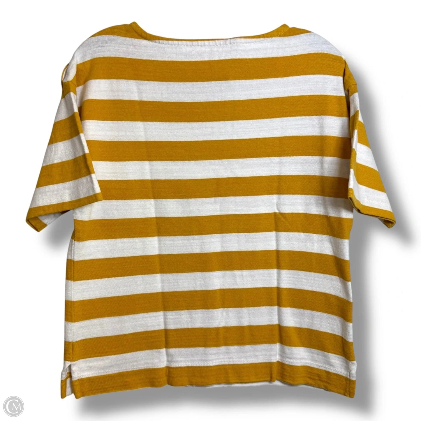 Top Short Sleeve By Loft In Striped Pattern, Size: Xs