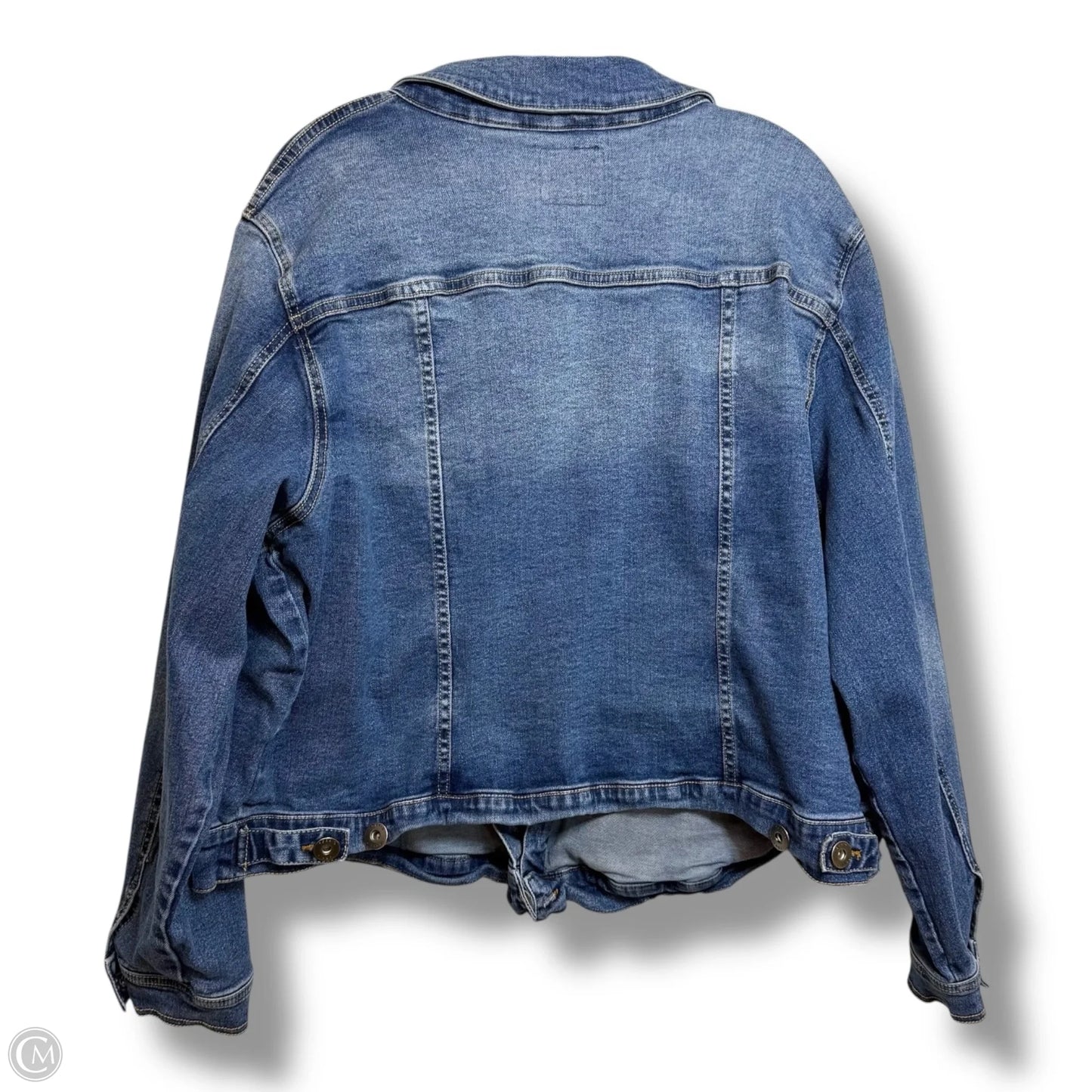 Jacket Denim By Torrid In Blue Denim, Size: 4