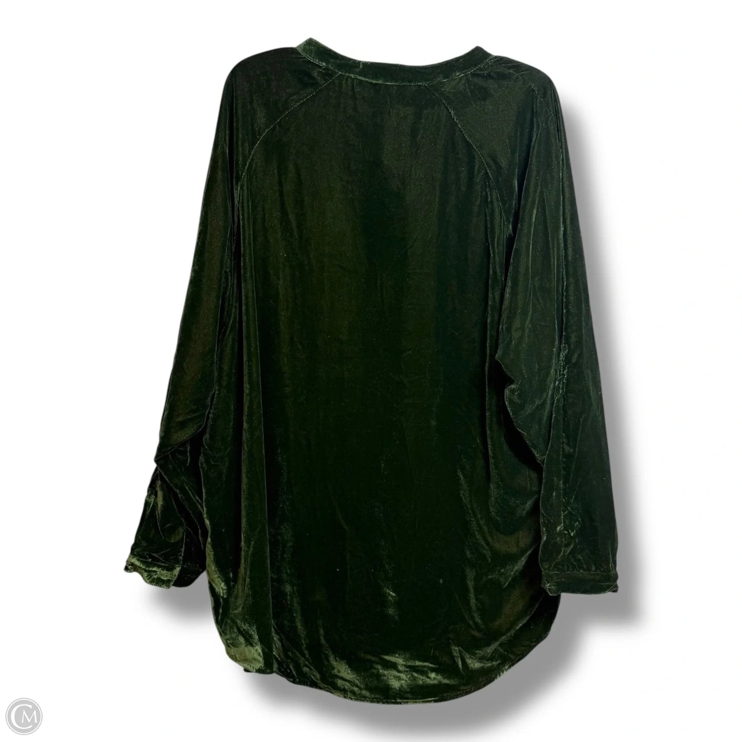 Top Long Sleeve By Natural Life In Green, Size: Xxl
