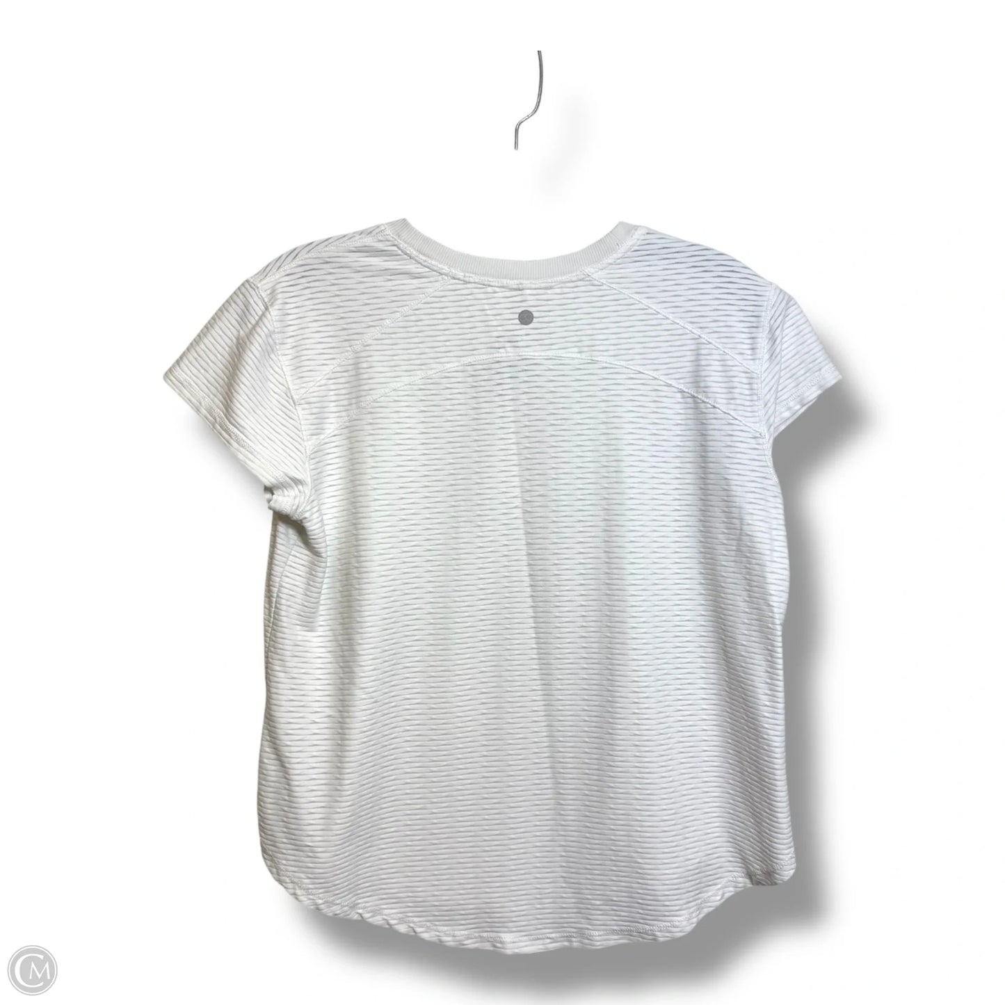 Athletic Top Short Sleeve By Calia In White, Size: S