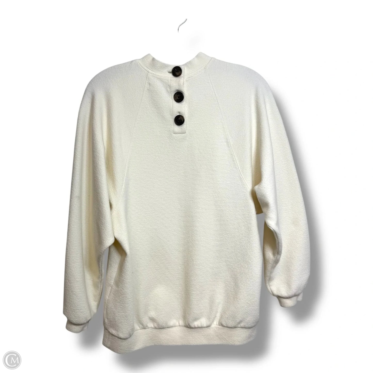 Top Long Sleeve By Madewell In Cream, Size: Xs