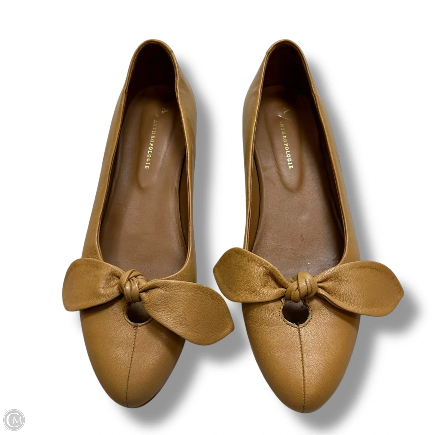 Shoes Flats By Anthropologie In Tan, Size: 7.5