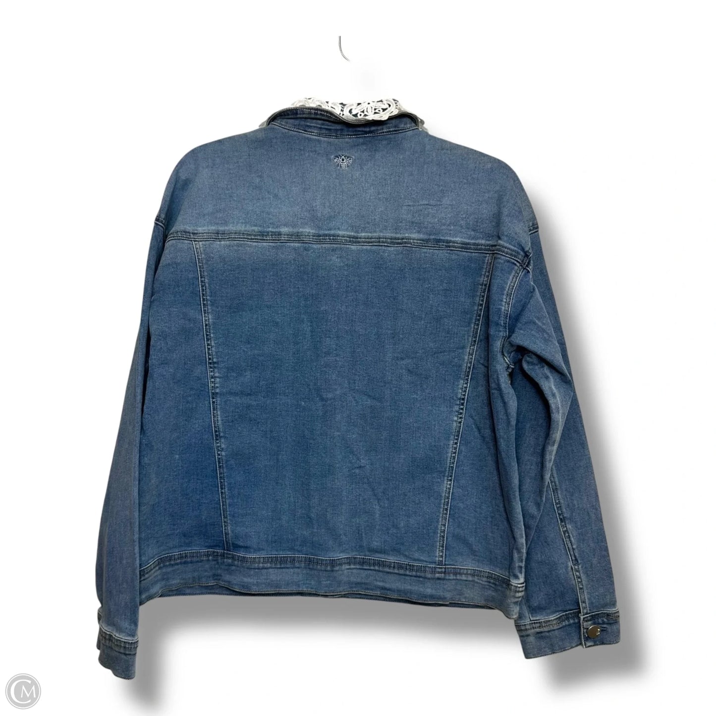 Jacket Denim By Diane Gilman In Blue Denim, Size: L