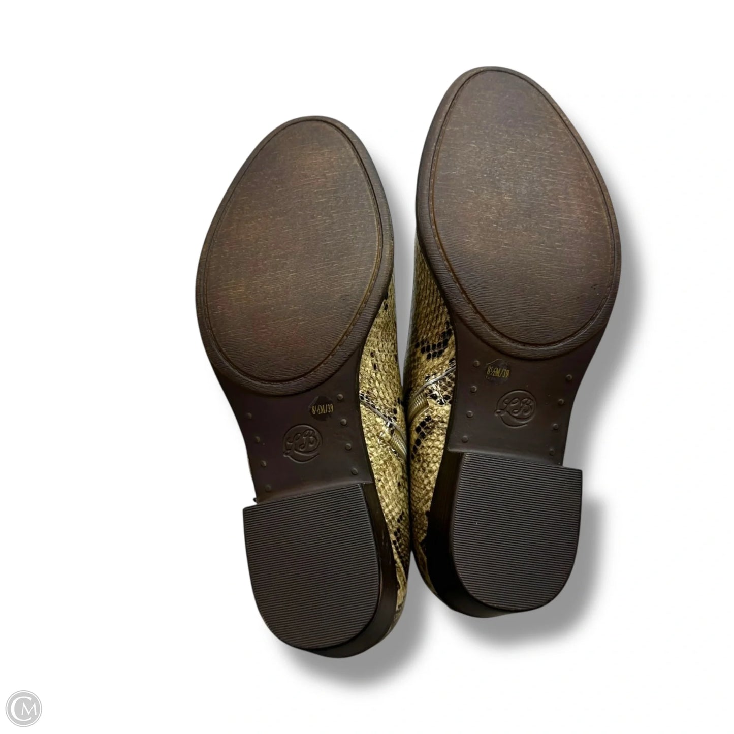 Boots Ankle Flats By Lucky Brand In Animal Print, Size: 8.5