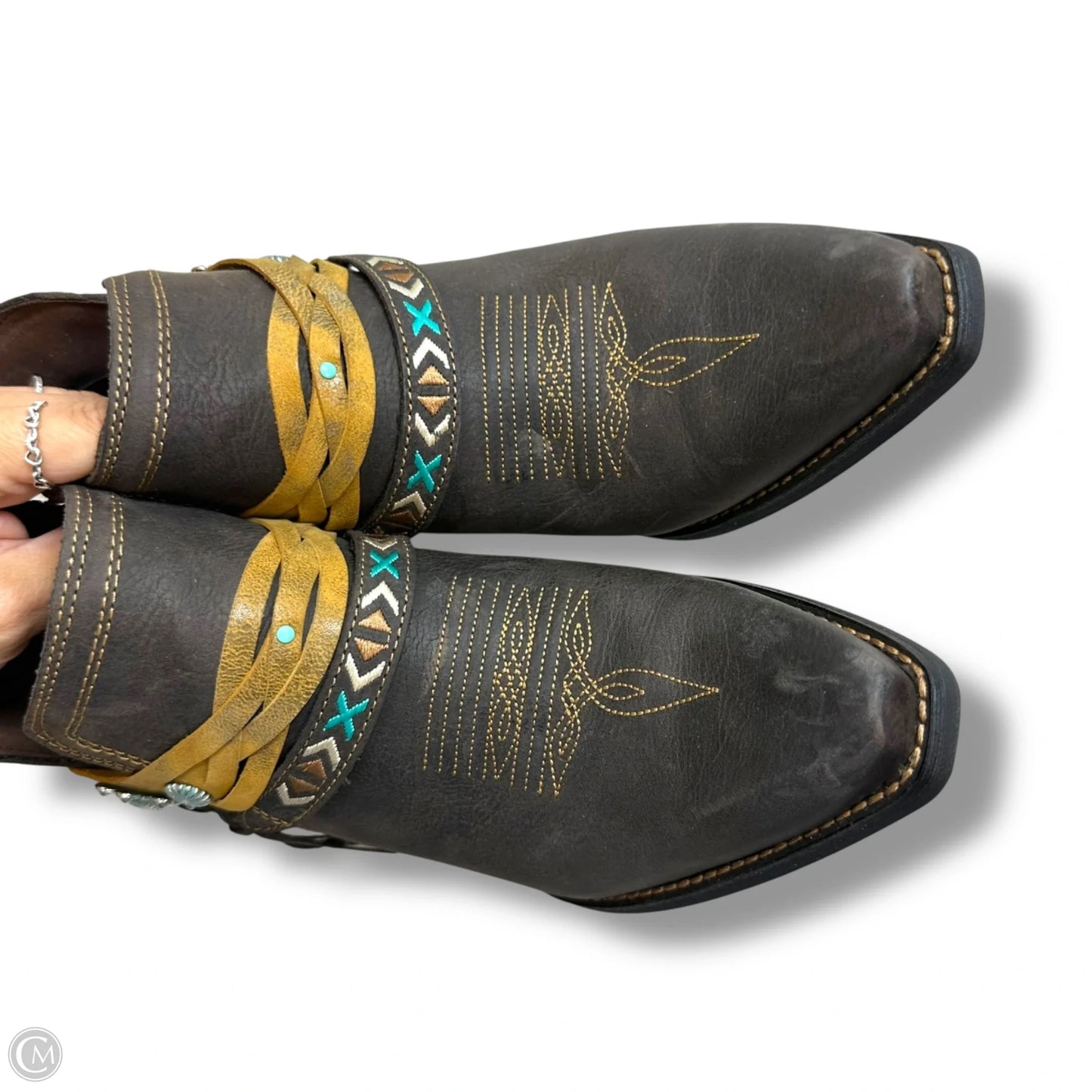 Boots Ankle Flats By Durango In Brown, Size: 8