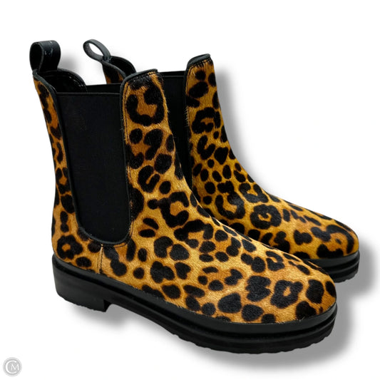Boots Ankle Flats By Aerosoles In Animal Print, Size: 6