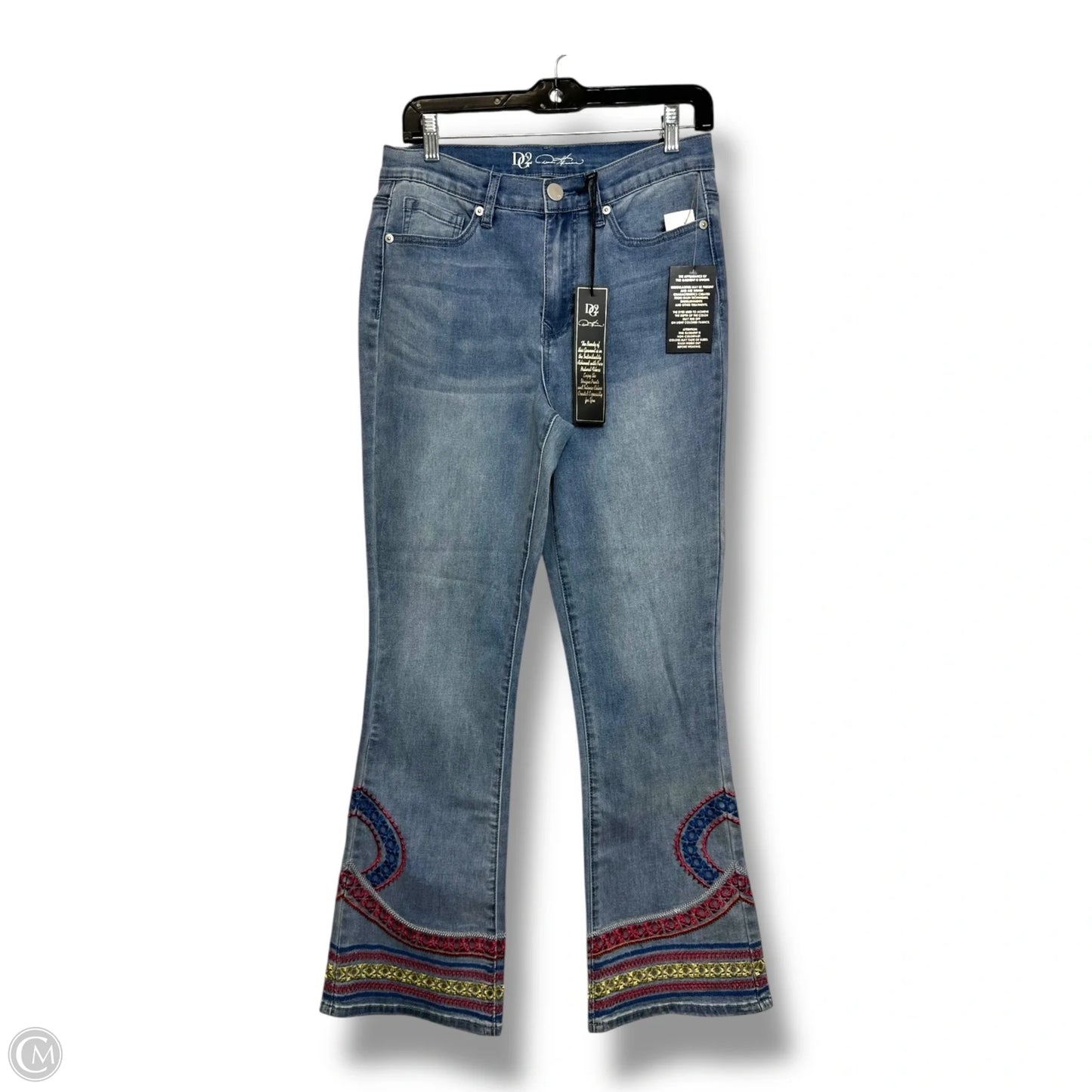 Jeans Flared By Dg2 In Blue Denim, Size: 8
