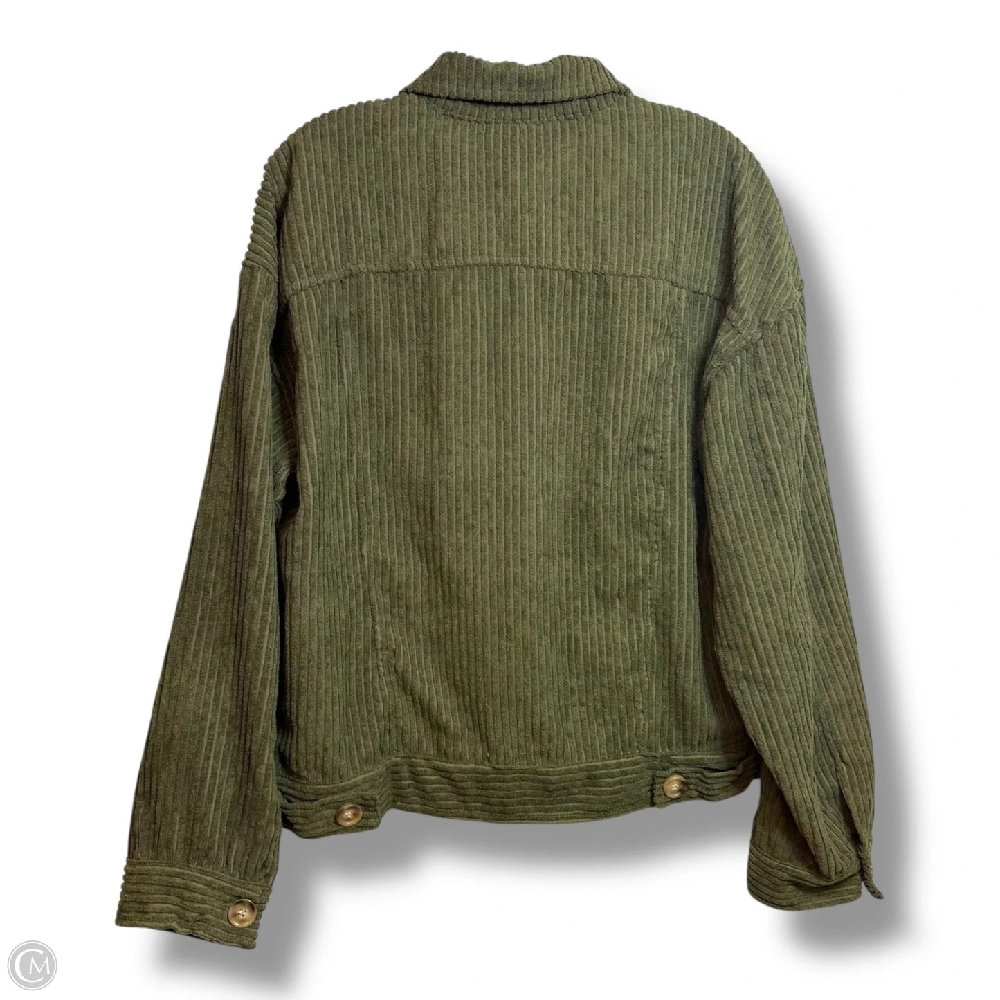 Jacket Shirt By Altard State In Green, Size: L