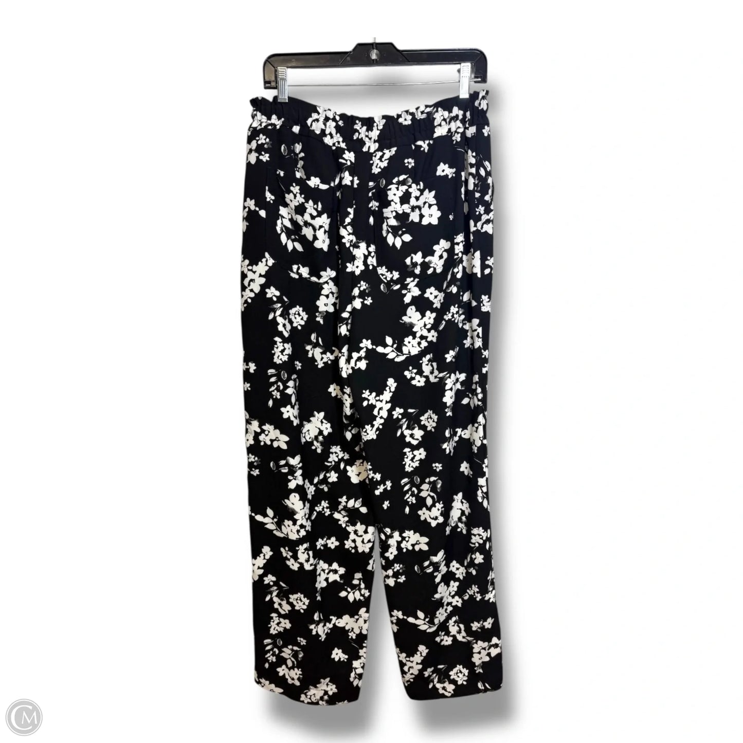 Pants Wide Leg By Simply Vera In Black & White, Size: M
