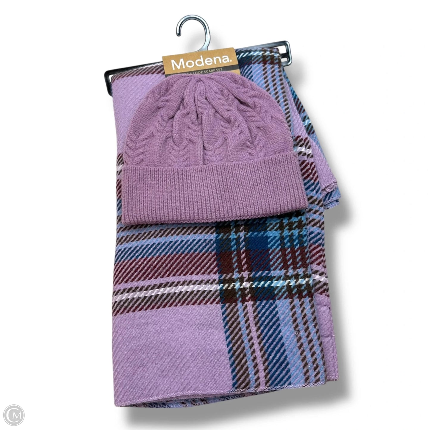Hat Beanie & loop scarf set By Modena