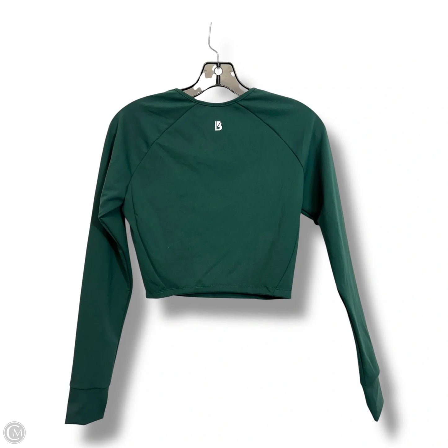 Athletic Top Long Sleeve Crewneck By Buffbunny In Green, Size: M